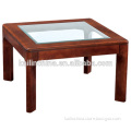 T-05 classic style Germanness design classic solid wood with glass top trade assurance customized square office tea desk